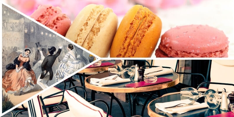 Culture, Macarons et Tables de Restaurants à Paris